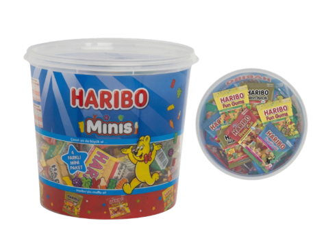 Haribo Minis Karışık 10g x 100 Adet 6’lı Koli