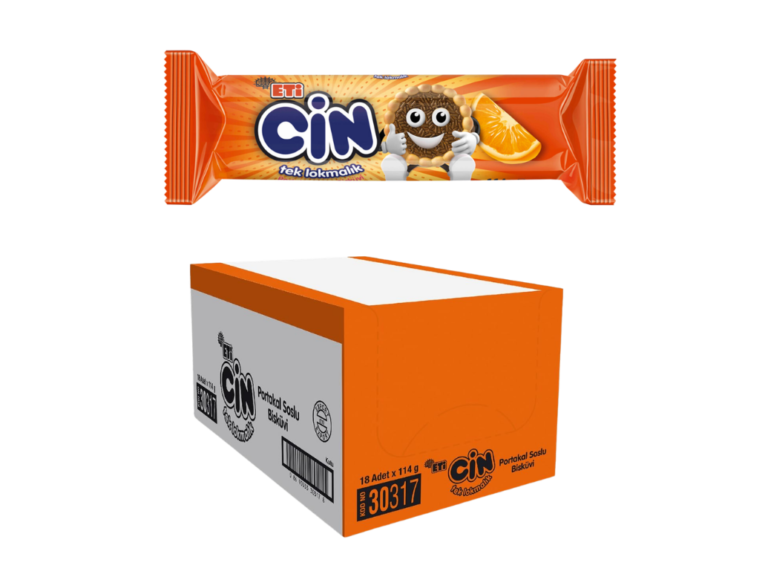 ETI CİN LOKMALIK ORANGE (114g 18) paket – ETI toptan atıştırmalık ürünü