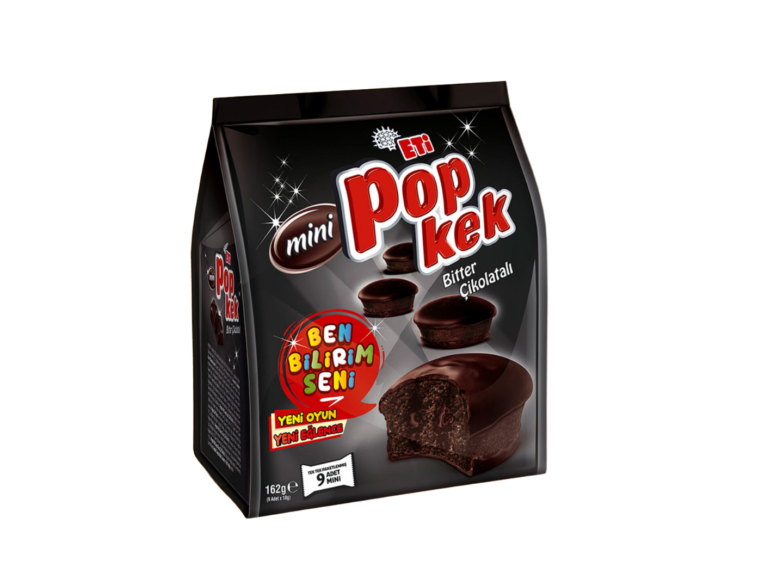 ETI POPKEK MİNİ BİTTER ÇİKOLATALI (162g 10) paket – ETI toptan atıştırmalık ürünü
