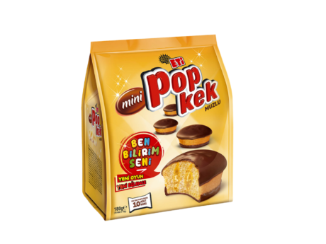 ETI POPKEK MİNİ MUZLU (180g 10)