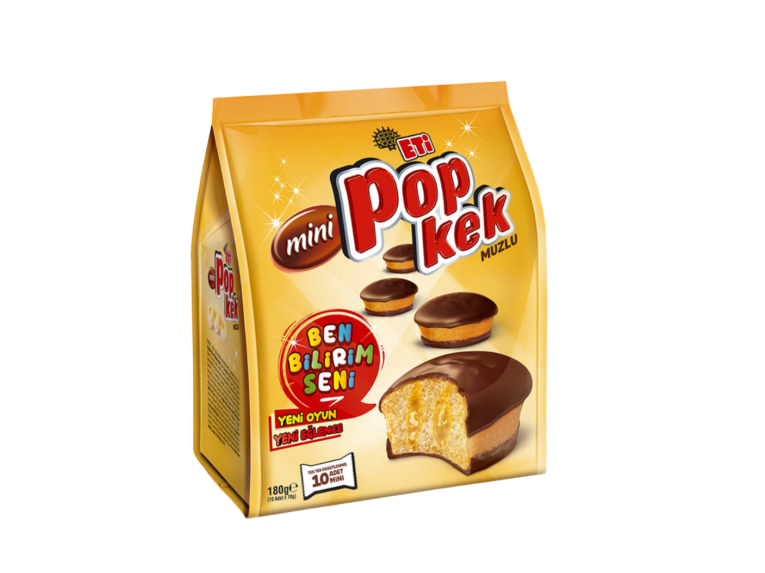 ETI POPKEK MİNİ MUZLU (180g 10) paket – ETI toptan atıştırmalık ürünü
