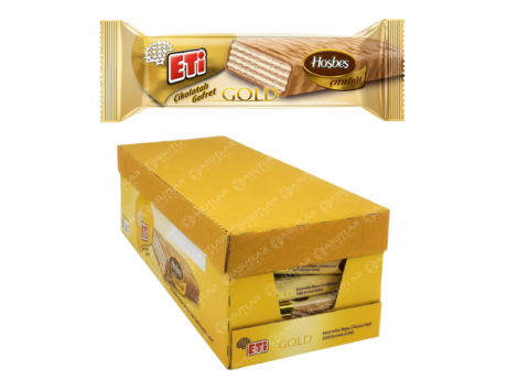 ETI Gold Chocolate Wafer Hosbes 29g 35 Pcs