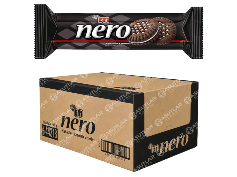 ETI NERO KAKAOLU BİSKÜVİ 110g 18 Adet ürün görseli