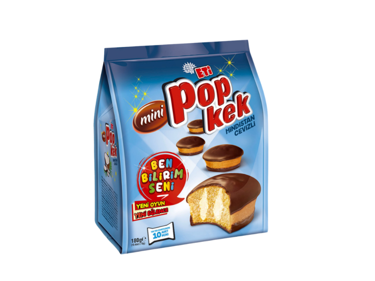 ETI POPKEK MINI HINDISTAN CEVIZLI 180g 10 Adet ürün görseli