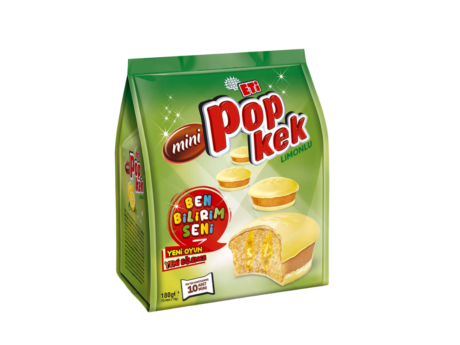ETI Popkek Mini LIMON 180g 10 Pcs