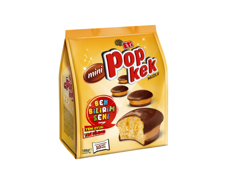 ETI POPKEK MİNİ MUZLU (180g 10) ürün görseli