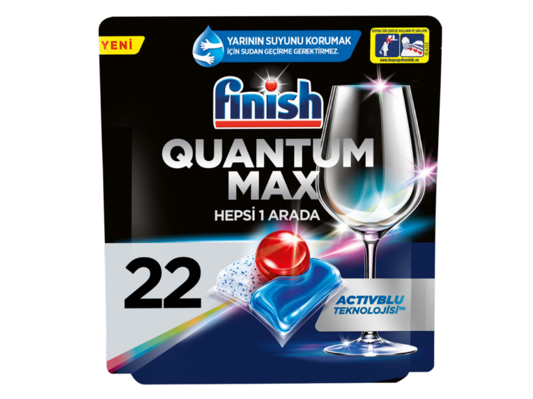 FINISH QUANTUM MAX TABLET 22Lİ*7AD paket – Finish toptan temizlik ürünü