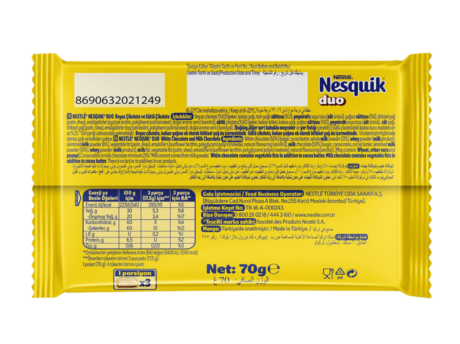 Nestle Nesquik Duo 70g 24-Piece Case
